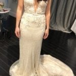 lattice beaded wedding gown from Darius Customs