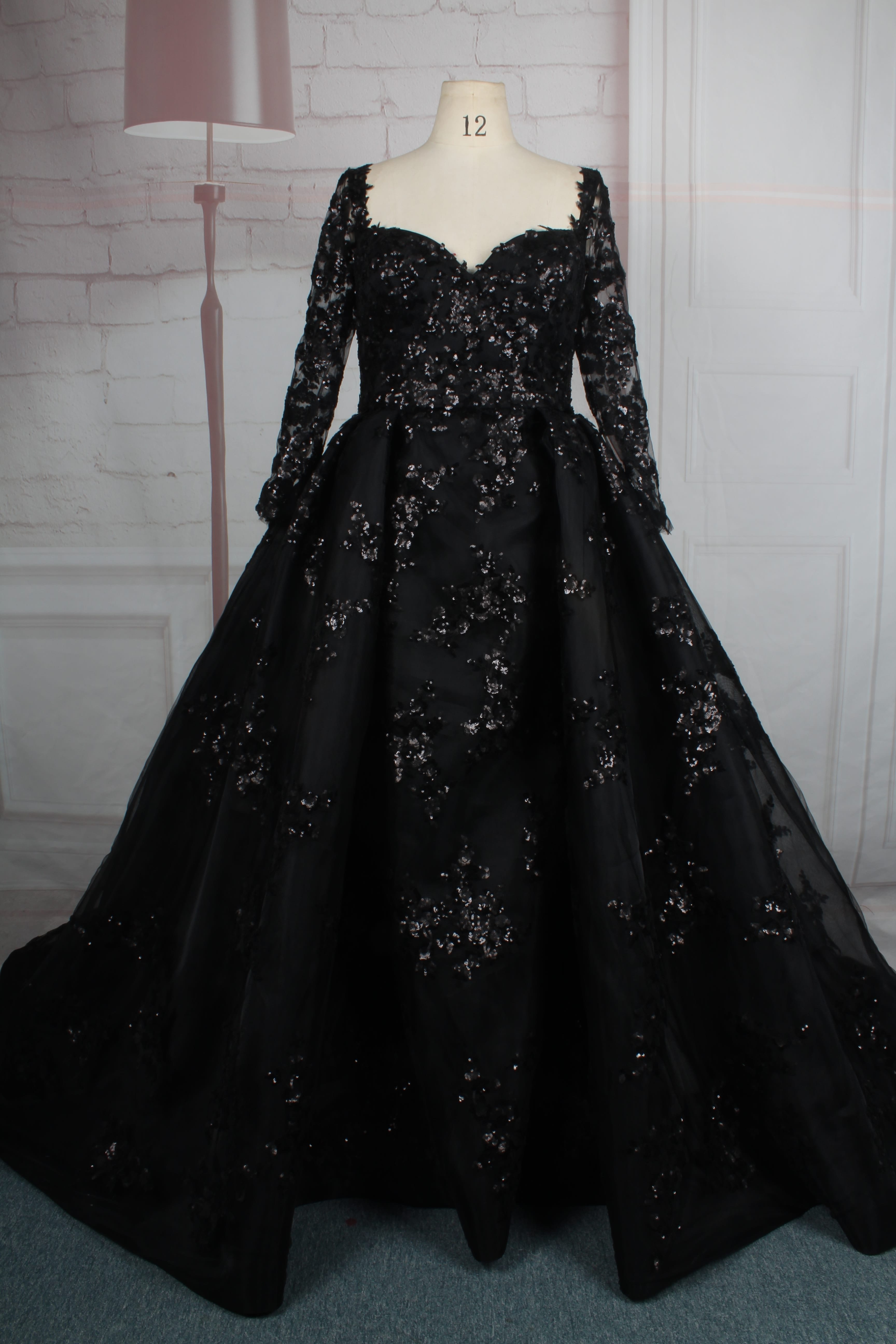 long sleeve ball gown from Darius Cordell