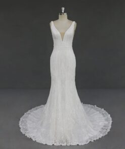 Style JA9920 sleeveless v-neck beaded bridal dresses from darius cordell