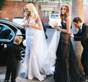 Rebecca Judd on Kate Twigleys wedding day.