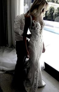Sexy-Plunging-Neckline-Wedding-Dress