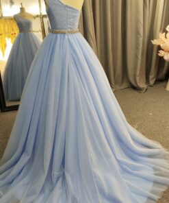 C2020-LDuff2 - Pastel Blue Evening Gown from Darius Cordell
