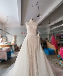 C2019-SMWoodruff sleeveless beaded wedding gown