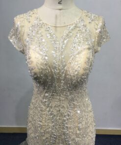 ST20007-2 beaded lace wedding dress from Darius Cordell