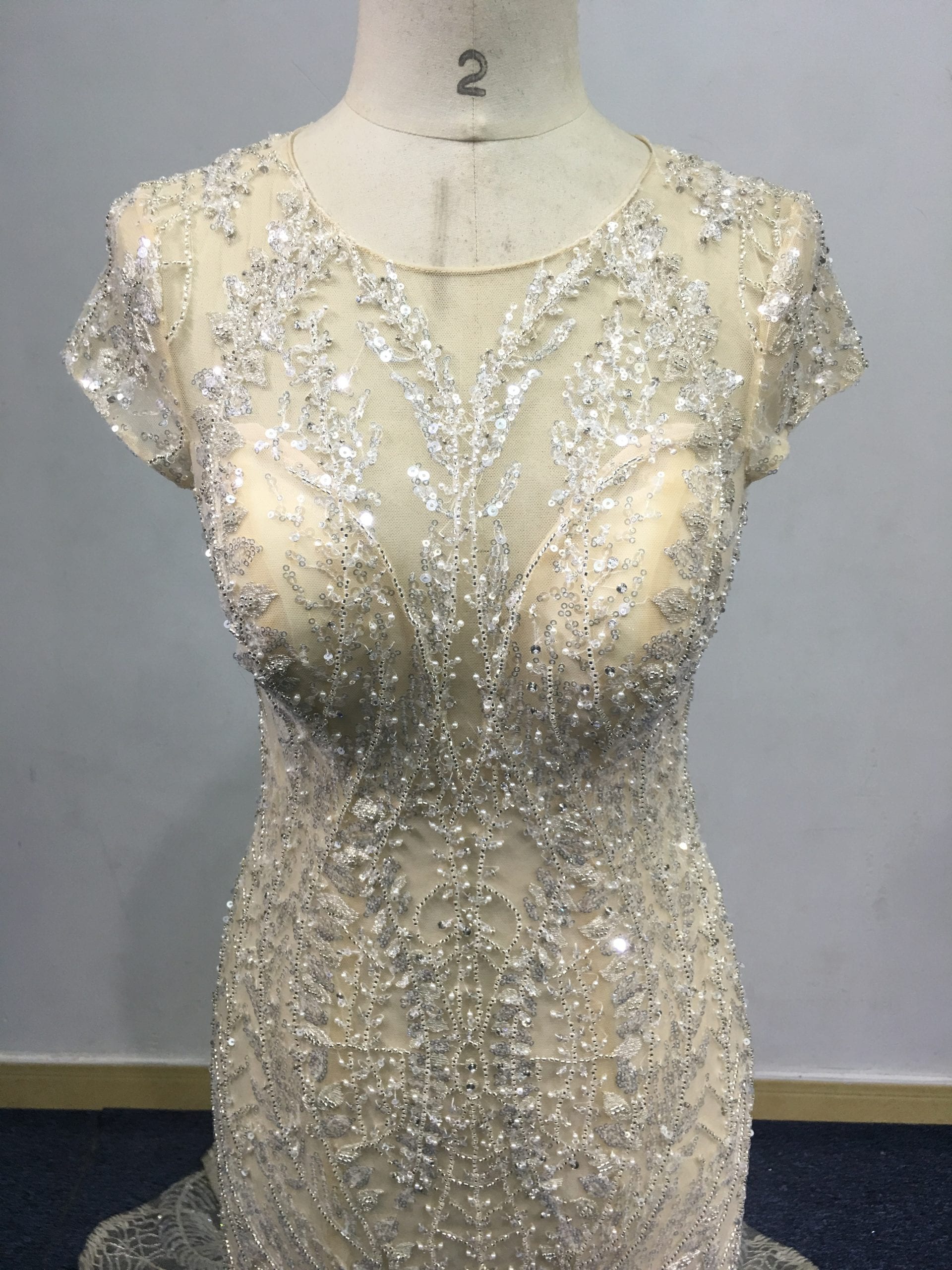 ST20007-2 beaded lace wedding dress from Darius Cordell ST20007-2 beaded lace wedding dress from Darius Cordell