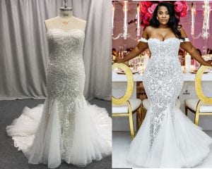 C2020-WCromwell - Replica of couture wedding dress from Pinterest