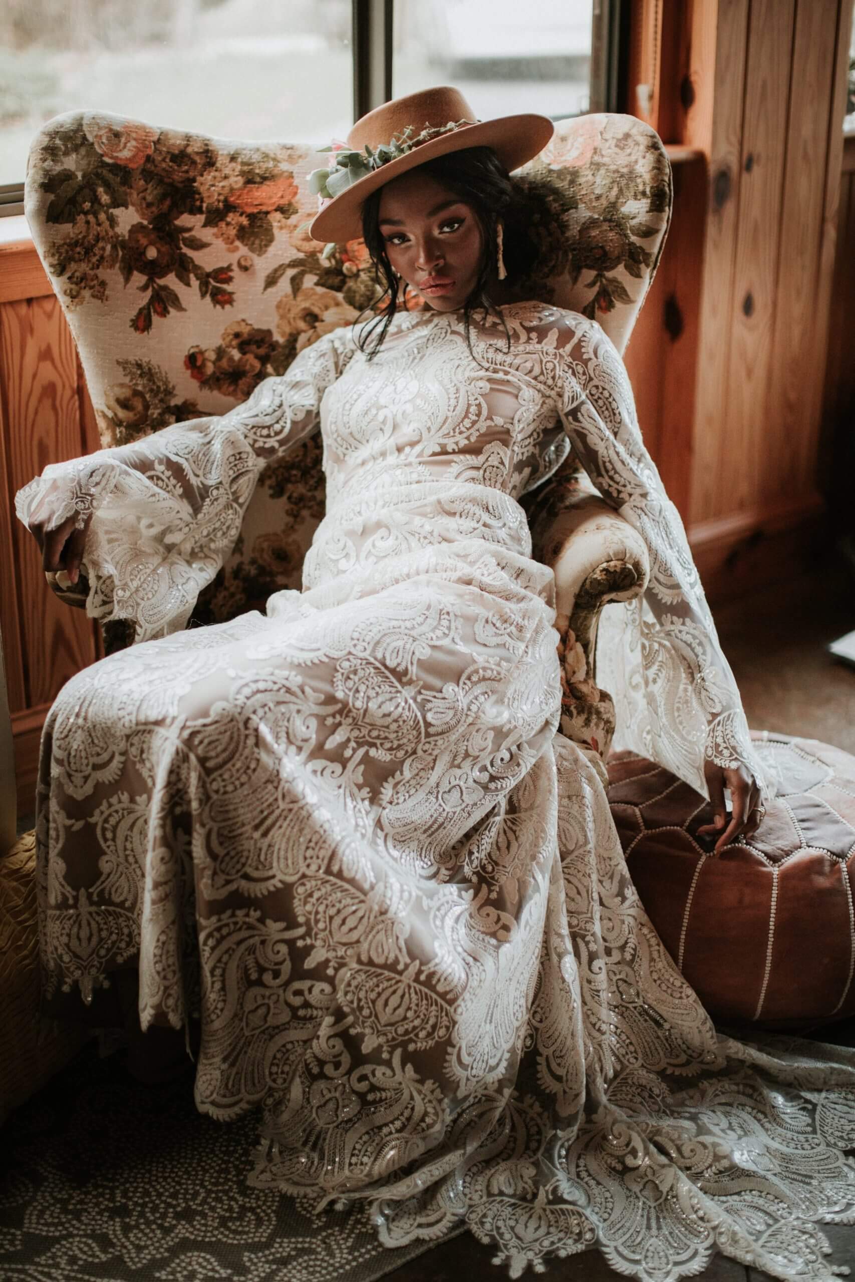 vintage style wedding dress