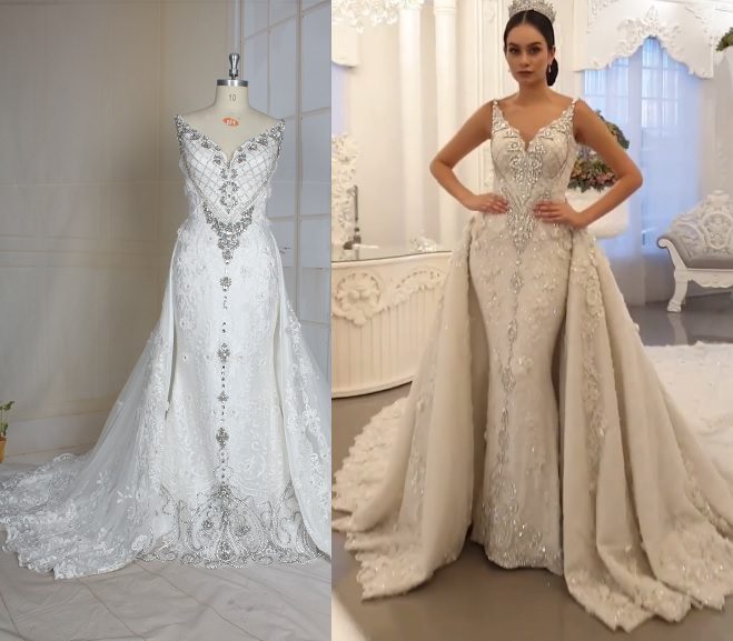 Crystal Wedding Dresses | Bling Wedding Dresses - UCenter Dress