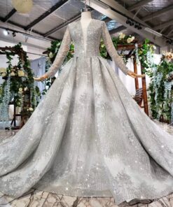 0720_106 long sleeve beaded formal ball gown from darius cordell