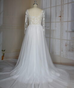 C2021-PaigeC - plus size lace wedding gown from Darius Cordell