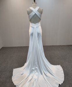 C2022-DBenjamin - Criss Cross back wedding gown from darius cordell