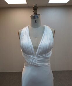 C2022-DBenjamin - Halter v-neck wedding gown from Darius Cordell
