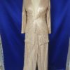 Long sleeve two piece sequin pant suit