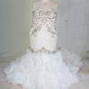 Style C2022AurielJ - Strapless plus size fit-to-flare wedding gown with bling