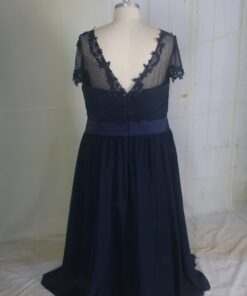 m161423 backless navy blue mother of the groom gown by darius cordell