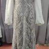 JD-MBU long bell sleeve empire waist beaded emboidery wedding gown by darius cordell