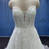 WT4190 a-line beaded lace wedding gown from darius cordell