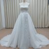 C2025-CPieper - sleeveless square neck flower beaded wedding gown